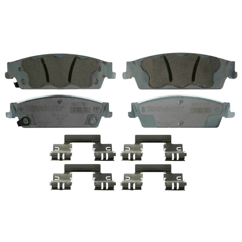 Wagner Brake OEX OEX1707 Disc Brake Pad Set Premium Ceramic