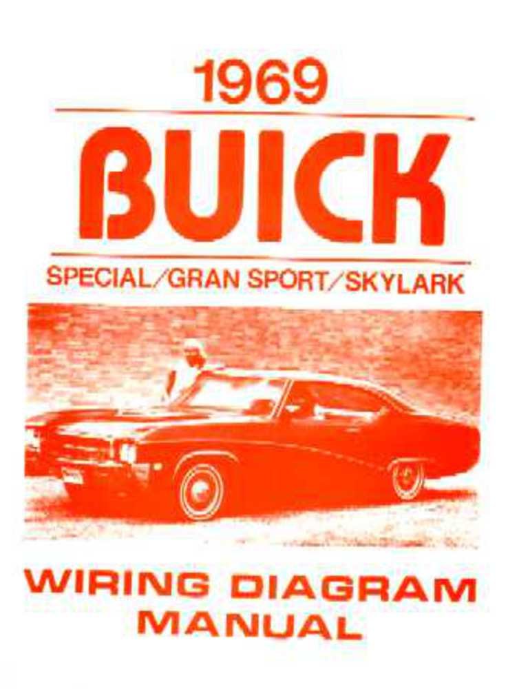 bishko automotive literature 1969 Buick Skylark Gs Special Electrical Wiring Diagrams Schematics Manual Book