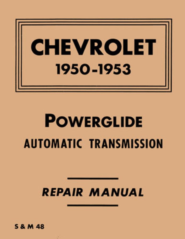 bishko automotive literature 1950 1952 1953 Chevy Powerglide Transmission Shop Service Repair Manual Book OEM