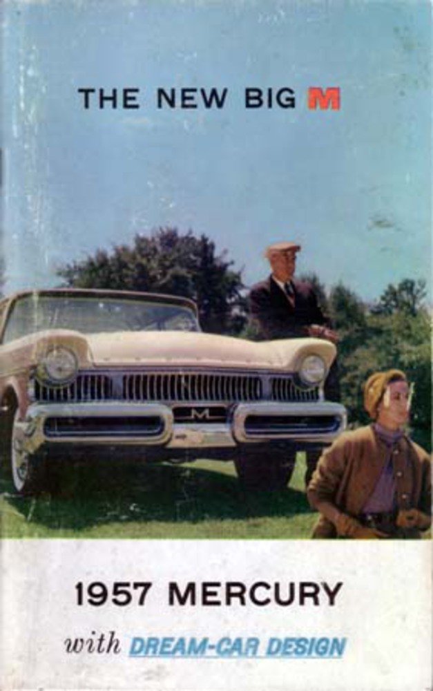 bishko automotive literature 1957 Mercury Owners Manual User Guide Reference Operator Book Fuses Fluids