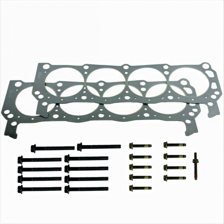 Ford Racing M-6051-D50 Cylinder Head Gaskets; .042 in. Compressed Thickness; 9 short head bolts; 10 long head bolts; 1 short head bolt with stud;