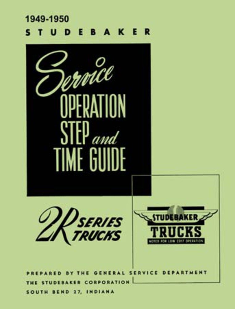 bishko automotive literature 1949 1950 Studebaker 2-R Shop Service Repair Manual Engine Drivetrain Electrical