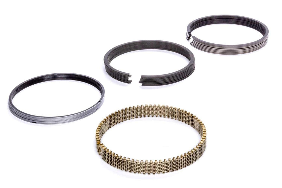 HASTINGS Piston Rings, 3.917 in Bore, 1.5 x 1.5 x 3.0 mm Thick, Standard Tension, Plasma Moly, 8 Cylinder, Kit