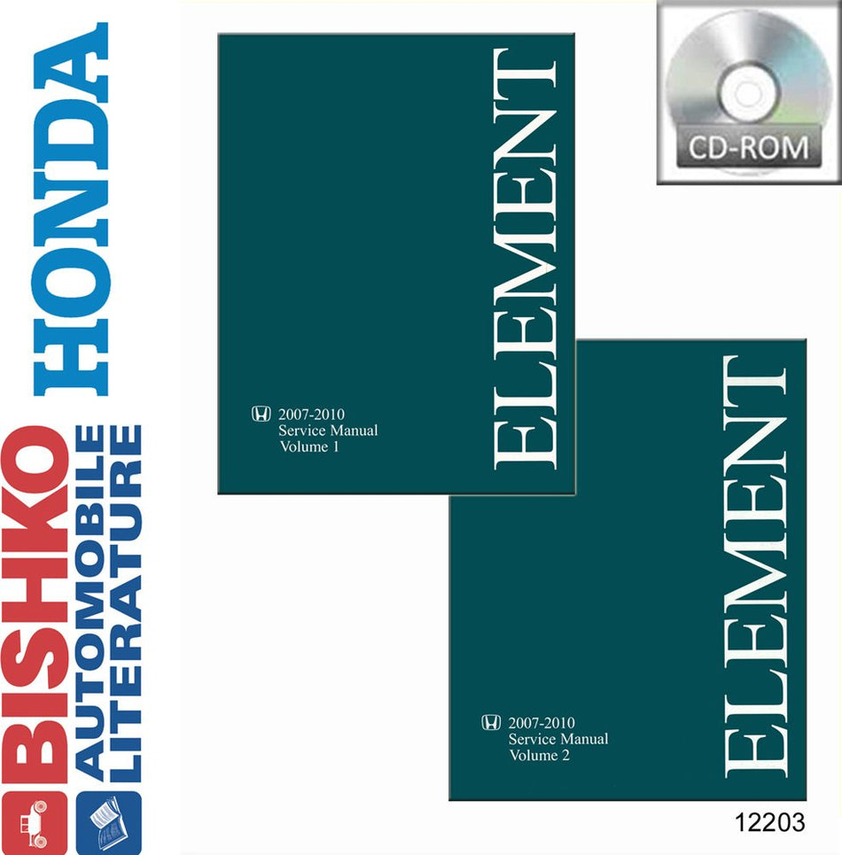 bishko automotive literature - Shop Service Repair Manual CD Engine Wiring for The 2007 2008 2009 2010 Honda Element
