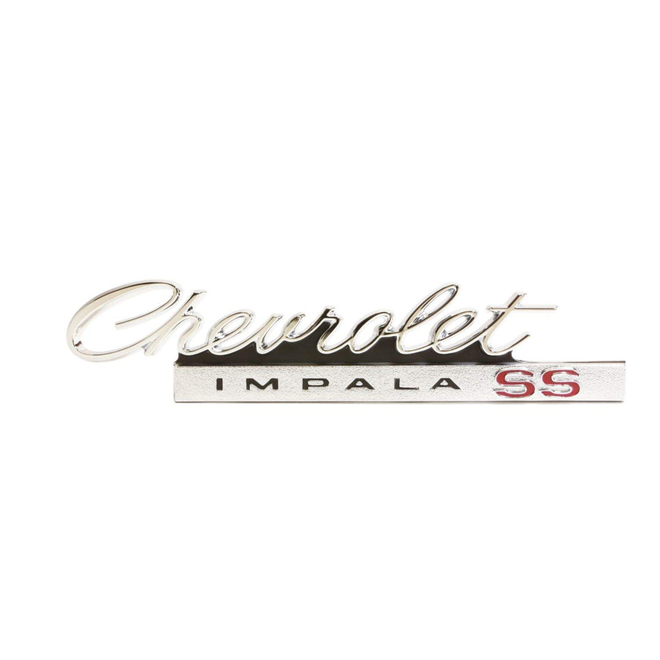 Trim Parts 2569 Trunk Emblem (1966 u201cChevrolet Impala SSu201d)