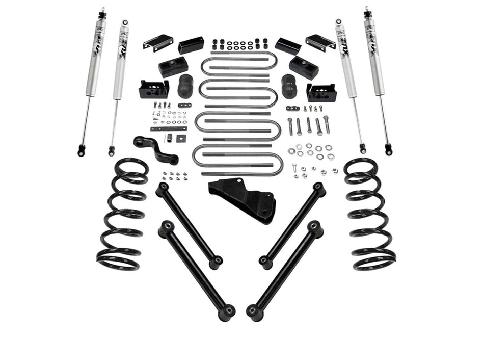 RealTruck SUPERLIFT SUSPENSION 4" Lift Kit for RAM 2500/3500 | Complete Lift Kit with Front & Rear Shadow Series Shocks & Control Arms | K965 | Fits 2010-2013 Dodge RAM 2500; 2010-2012 3500 4WD Diesel