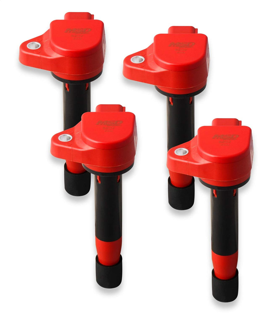 MSD 82376 Coil, 99-10 Honda/Acura V6, 6Pk, Red