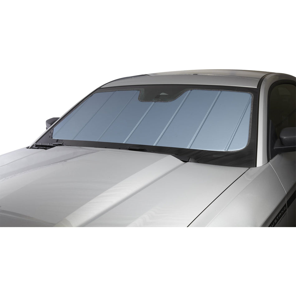 Covercraft UVS100 Custom Sunscreen | UV11707BL | Compatible with Select Tesla Model Y Models, Blue Metallic