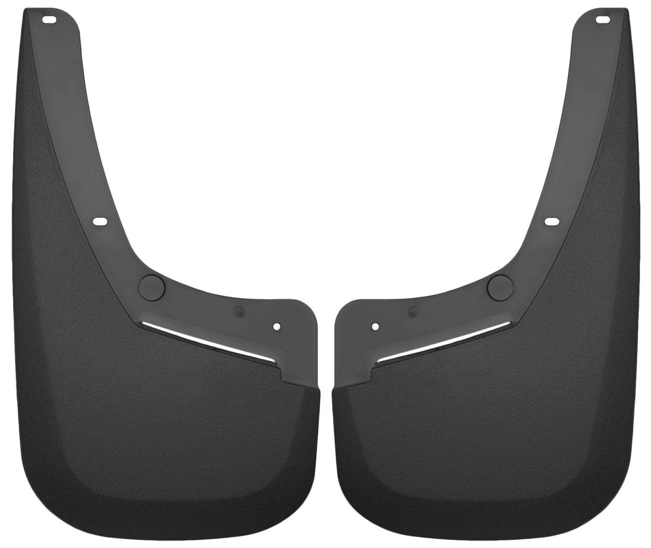 Husky Liners - Front Mud Guards | 2007 - 2013 Chevrolet Silverado 1500, 2007 - 2014 Chevrolet Silverado 2500/3500, Front Set - Black, 2 Pc | 56791