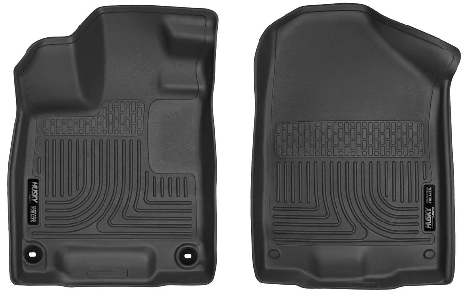 Husky Liners - Weatherbeater | Fits 2017 - 2023 Honda Ridgeline - Front Liners - Black, 2 pc. | 18431