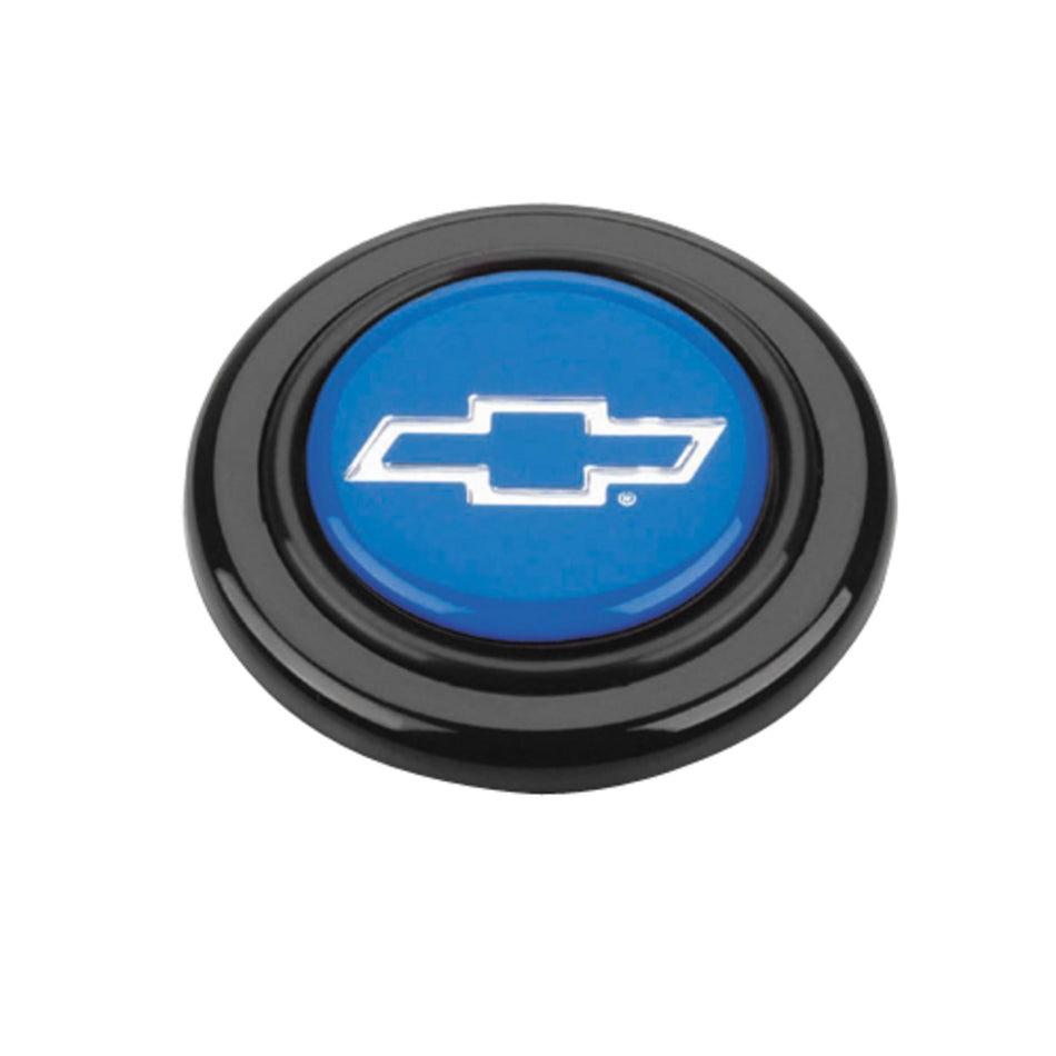 Grant 5650 Signature Series Horn Button (Chevy Bow Tie, Blue/Silver)