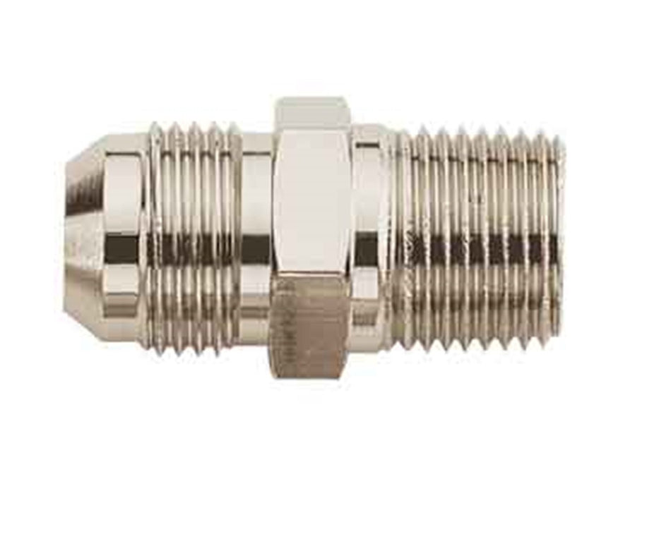 Aeroquip FBM2544 Male AN To Pipe Adapter -12AN Male 1 1/2 in. Pipe Size Steel Bulk Packaged Male AN To Pipe Adapter