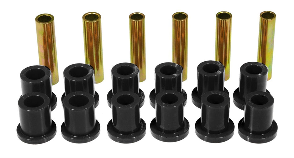 Prothane 6-1004-BL Black Rear Spring Eye and Shackle Bushing Kit