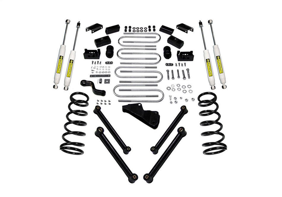 RealTruck SUPERLIFT SUSPENSION 4" Lift Kit for Dodge RAM 2500/3500 | Complete Lift Kit with Front & Rear Shadow Series Shocks and Control Arms | K832 | Fits 2003-2008 Dodge RAM 2500 / 3500
