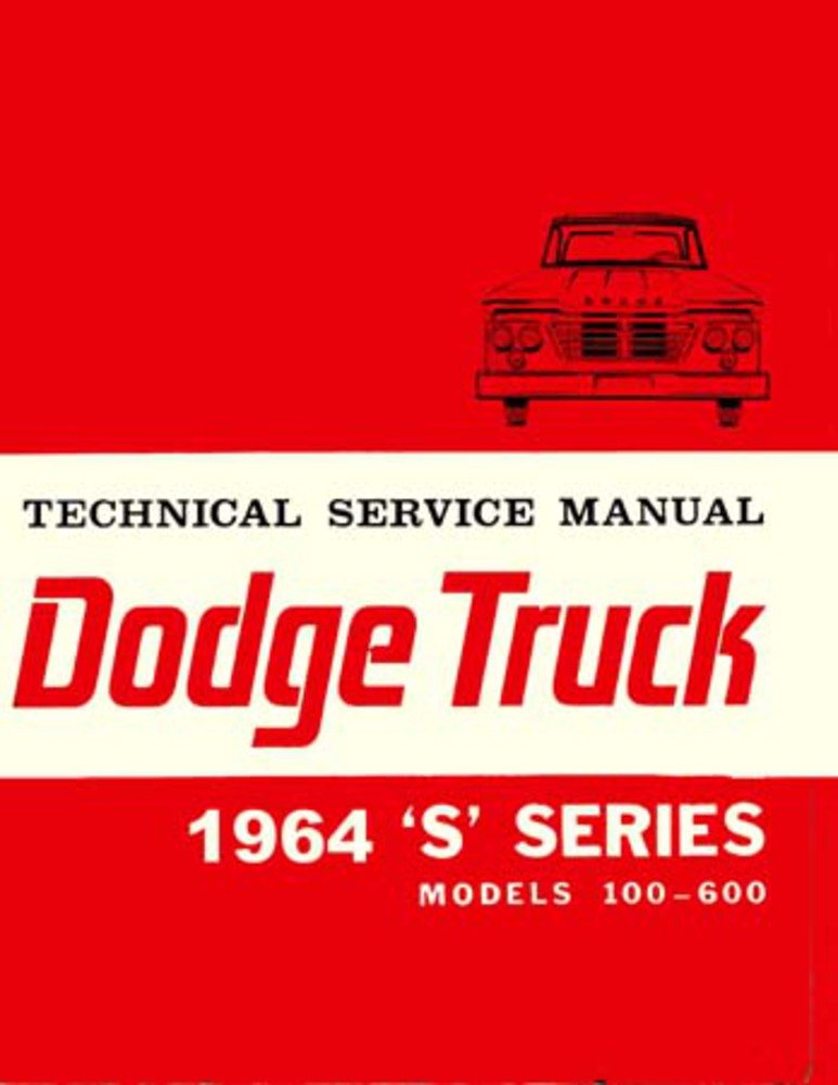 bishko automotive literature 1964 Dodge D/W 100-600 Truck Shop Service Repair Manual Book Engine Electrical