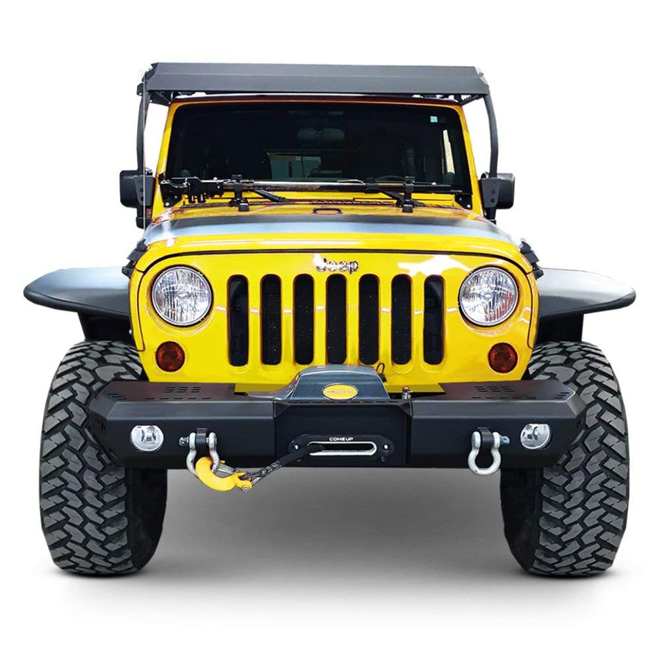 Warrior 6568 - MOD Series Mid Width Black Front Winch HD Bumper