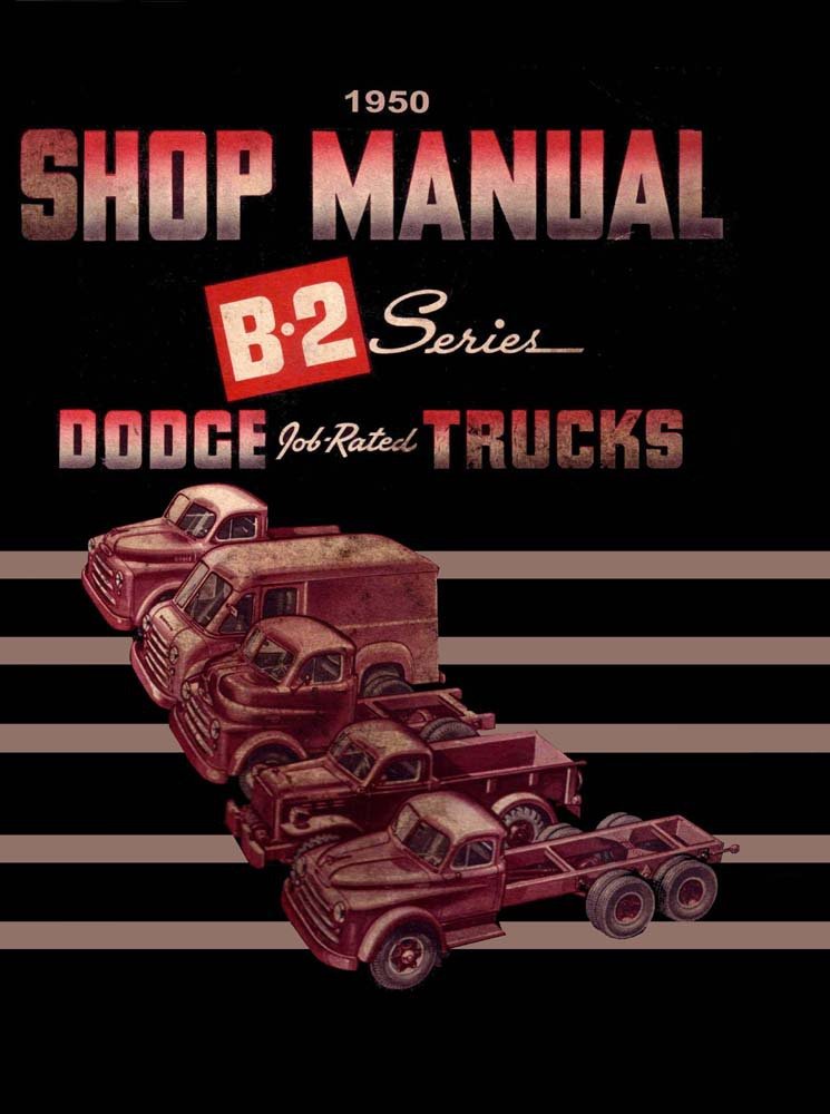 bishko automotive literature 1950 Dodge Truck Shop Service Repair Manual Book Engine Drivetrain Electrical
