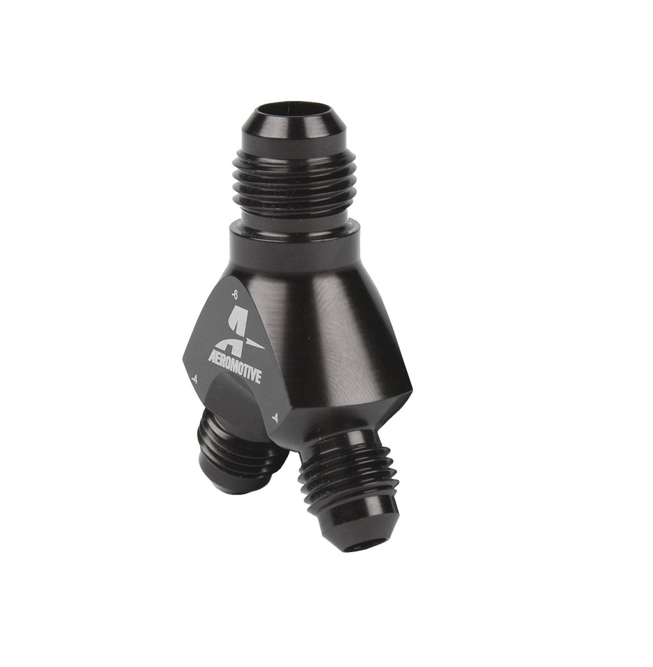 Aeromotive 15671 Y-Block, AN-06-2x AN-04