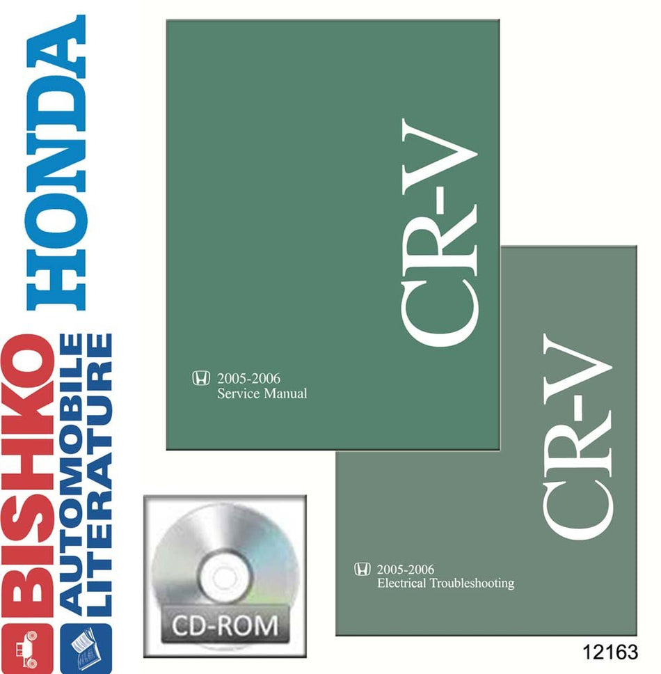 bishko automotive literature - Shop Service Repair Manual CD w/ETM Manual OEM for The 2005 2006 Honda CR-V