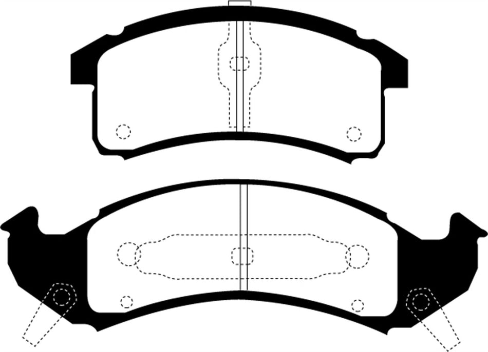 EBC Brakes UD505 Ultimax OEM Replacement Brake Pad