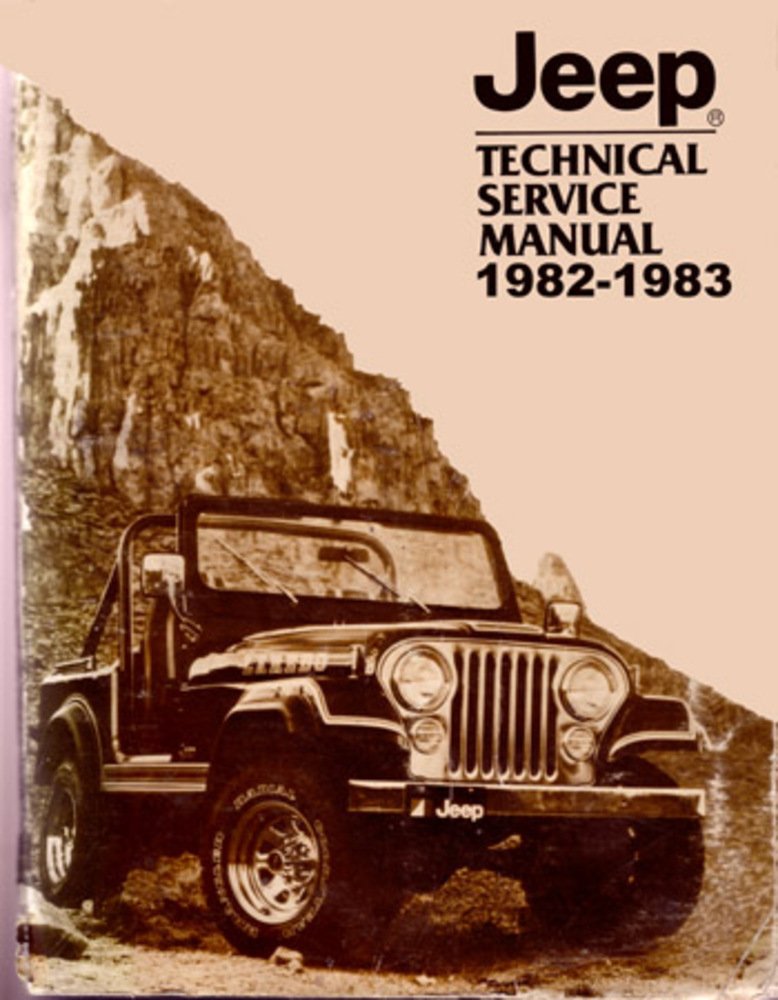 bishko automotive literature 1982 1983 Jeep CJ Wrangler Shop Service Repair Manual Engine Drivetrain Wiring