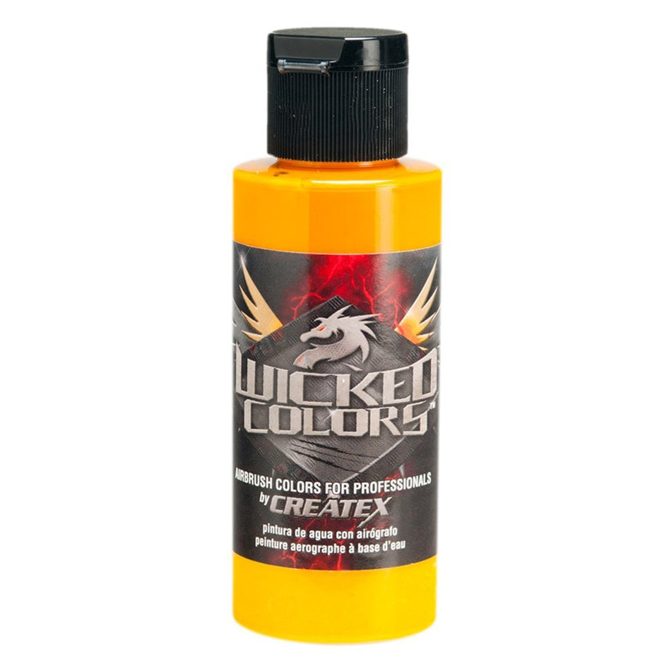QT Wicked Golden Yellow Auto-Air Colors Paint-Createx
