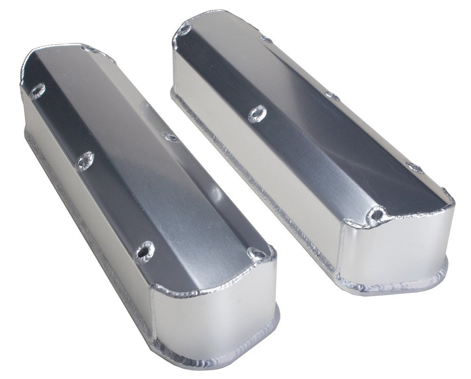 HAMBURGER'S PERFORMANCE - HAMBURGER'S SB FORD FABRICATED ALUMINUM VALVE COVERS NO HOLES OR BAFFLES (1087)