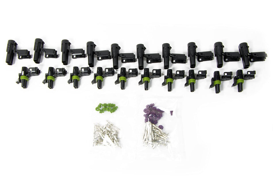 Painless Performance 70461 2 Circuit Male & Female Weatherpack Kit (10 ea.)
