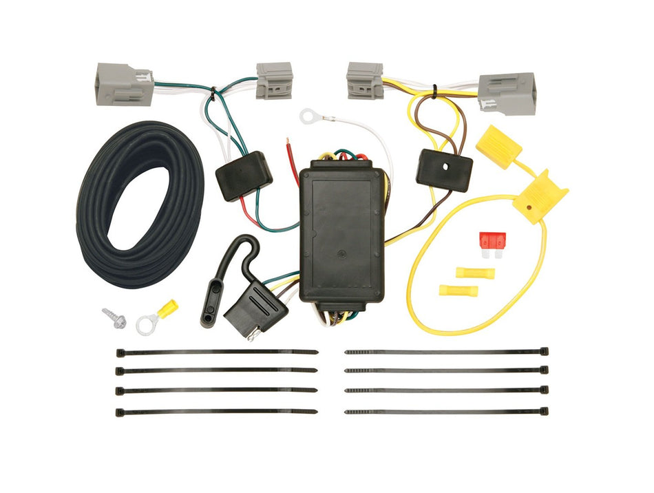 Tekonsha T-Oneu00ae T-Connector Harness, 4-Way Flat, Compatible with Select Ford Mustang