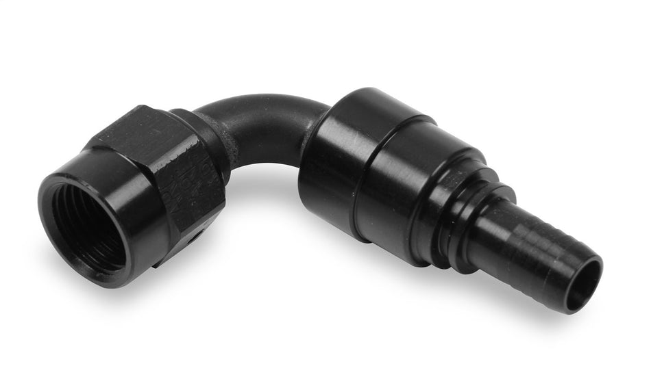 Earl's -10 90 Deg. Ultrapro Crimp-On Swivel Hos