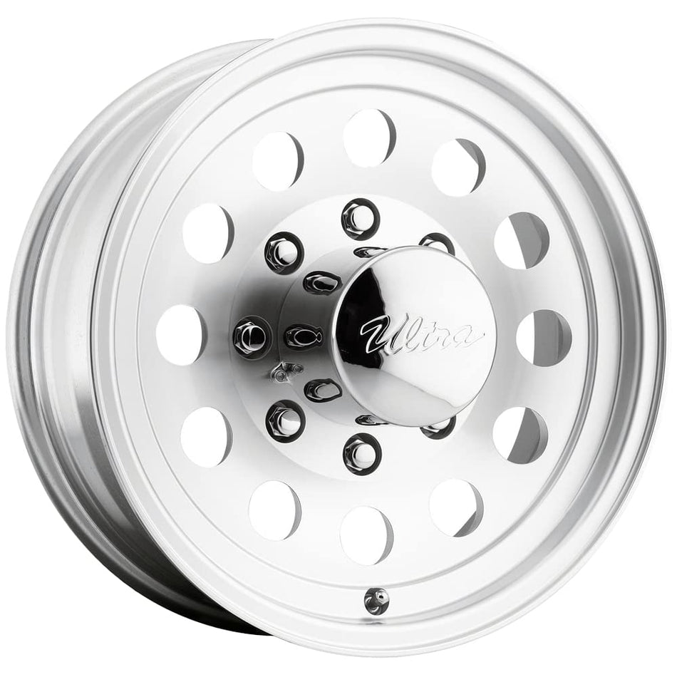 Ultra Wheel 062 Smooth Mod Silver Wheel with Machined (14 x 5.5 inches /4 x 4 inches, 0 mm Offset)