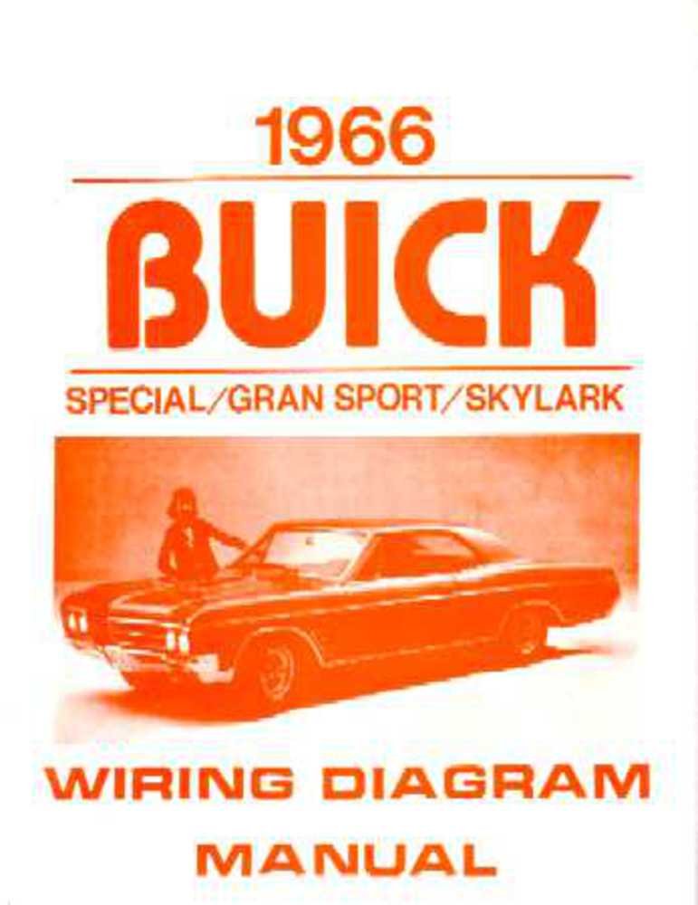 bishko automotive literature 1966 Buick Gran Sport Skylark Special Electrical Wiring Diagram Schematic Manual