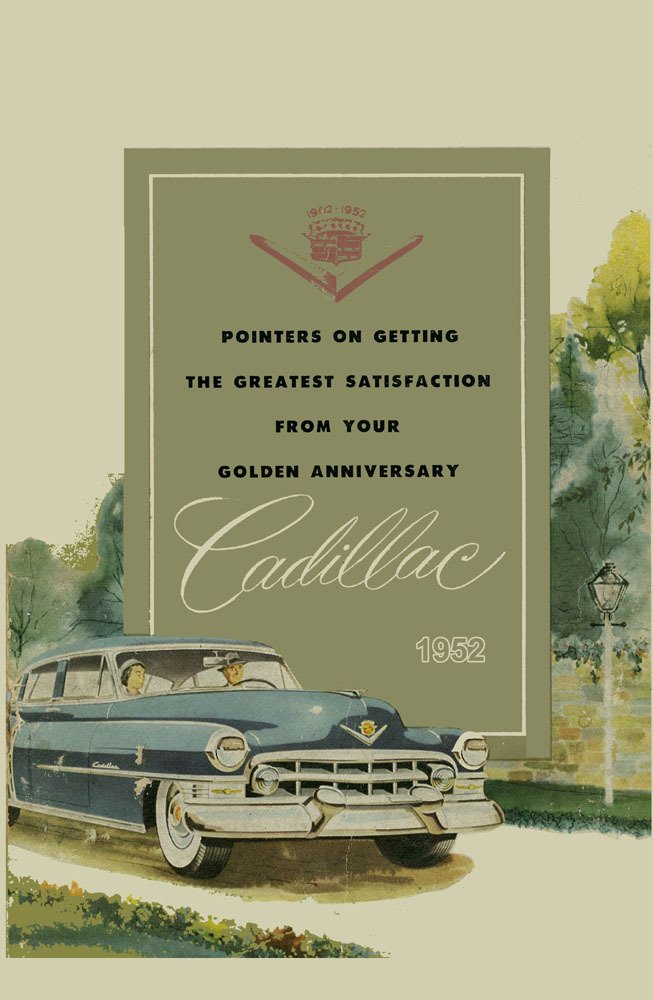 bishko automotive literature 1952 Cadillac Fleetwood 60 62 75 Owners Manual User Guide Operator Book Fuses