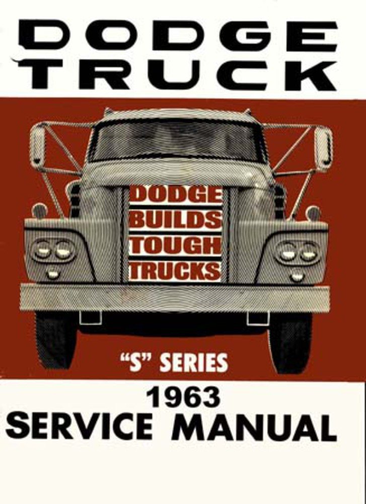 bishko automotive literature 1963 Dodge Pickup Truck Shop Service Repair Manual Book Engine Electrical