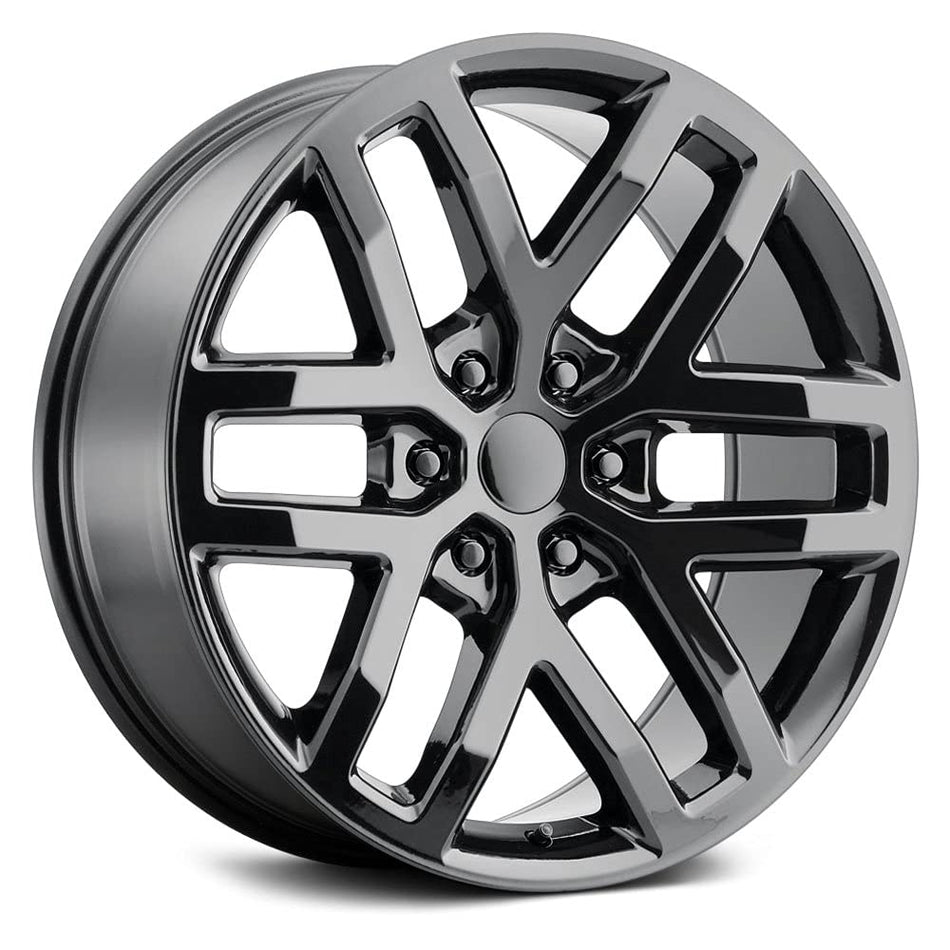 Voxx Replica Raptor Custom Wheel - 20x9, 25 Offset, 6x135 Bolt Pattern, 87.1mm Hub - Gloss Black Rim
