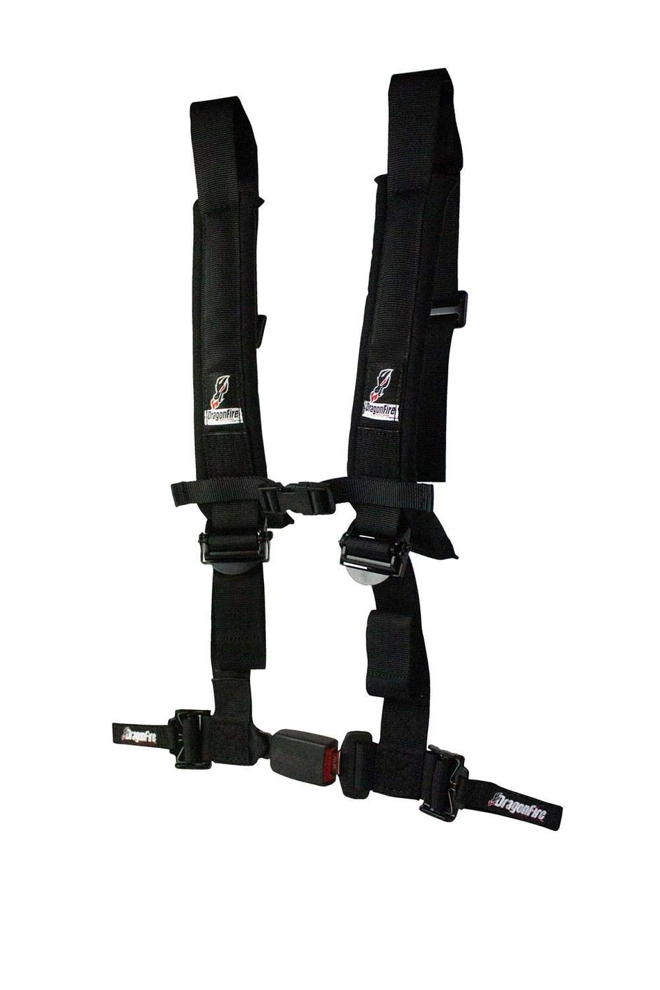 Dragonfire Racing 14-0802 EZ Adjust Harness Restraints - 3in. - Black