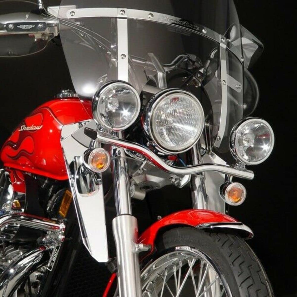 National Cycle Chrome Light Bar for 2007-2014 Honda VT750C2 Shadow Spirit/ABS models - Chrome - One Size