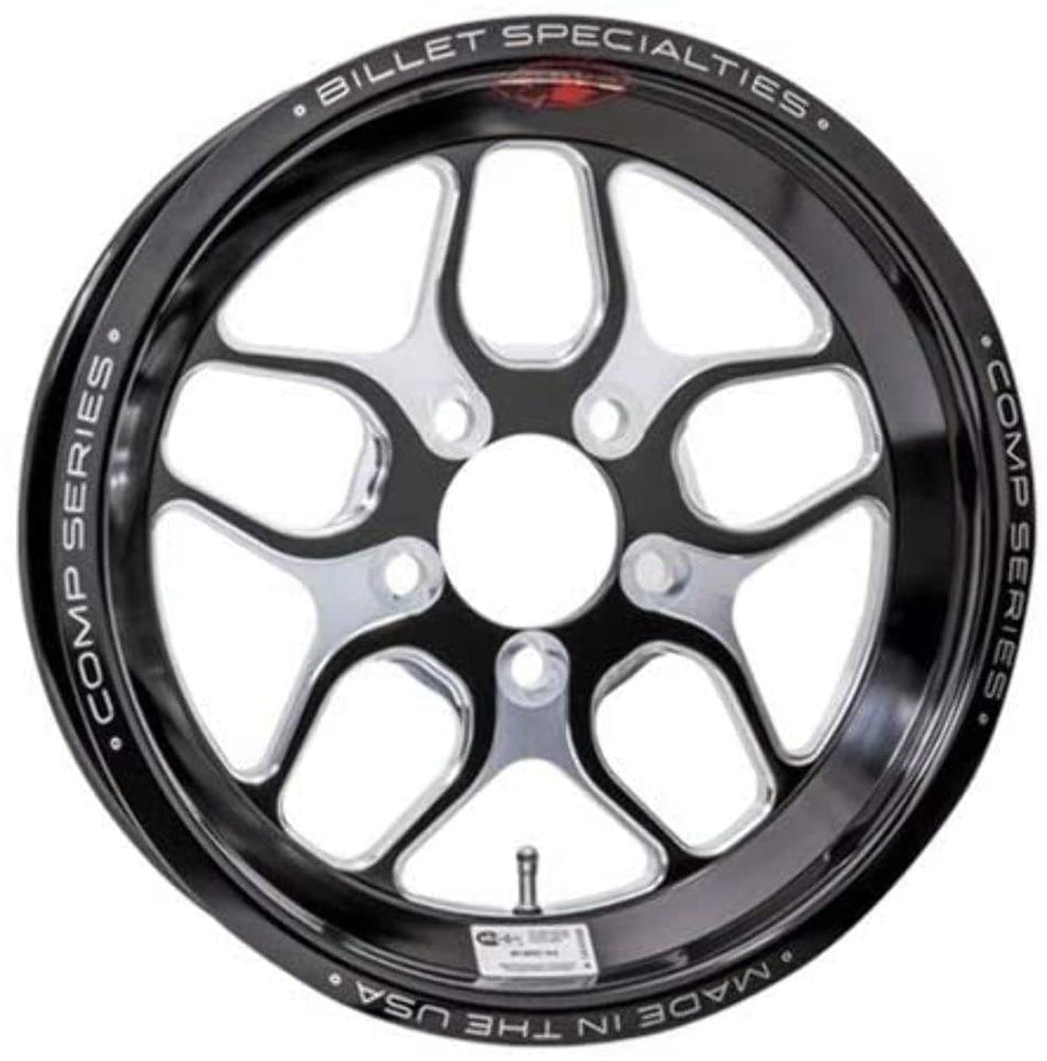 Billet Specialties CSFB77456527 Comp 7 Black Wheel Size: 17 x 4.5 Back Spacing: