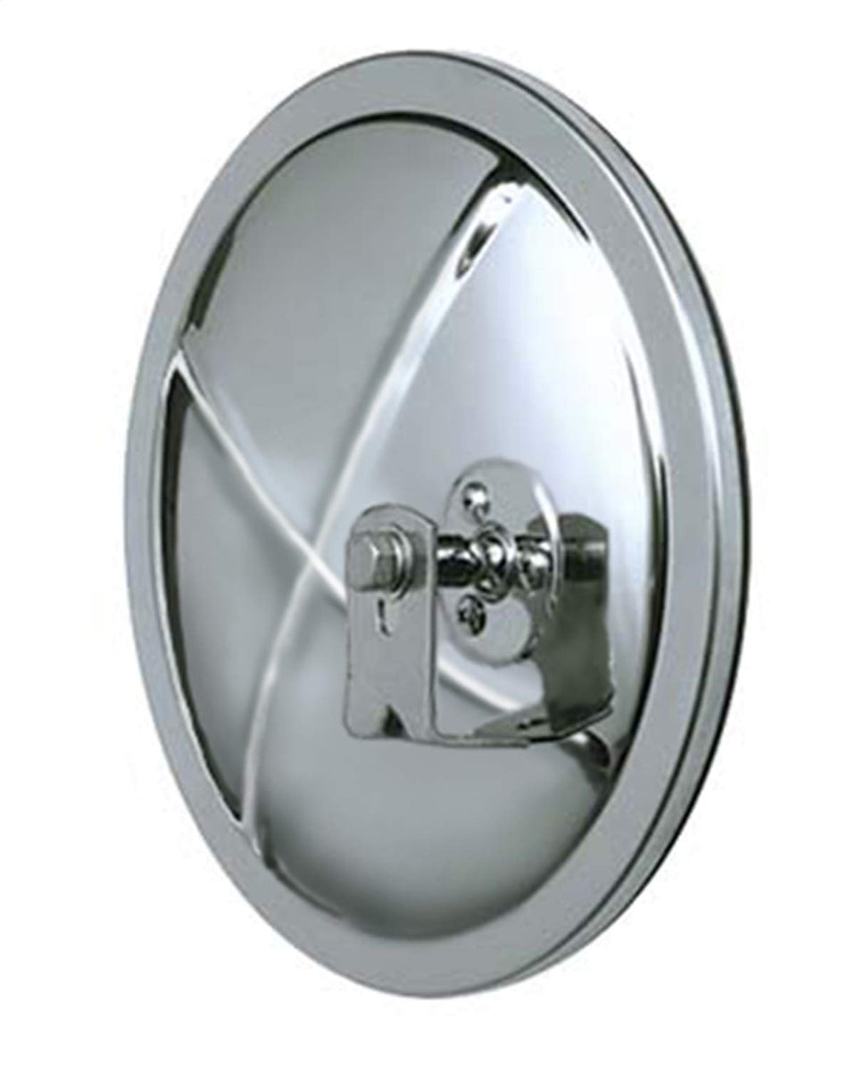 CIPA 48754 Replacement Fully Universal Full Size Convex Mirror (Stainless) - 7 1/2" Diameter