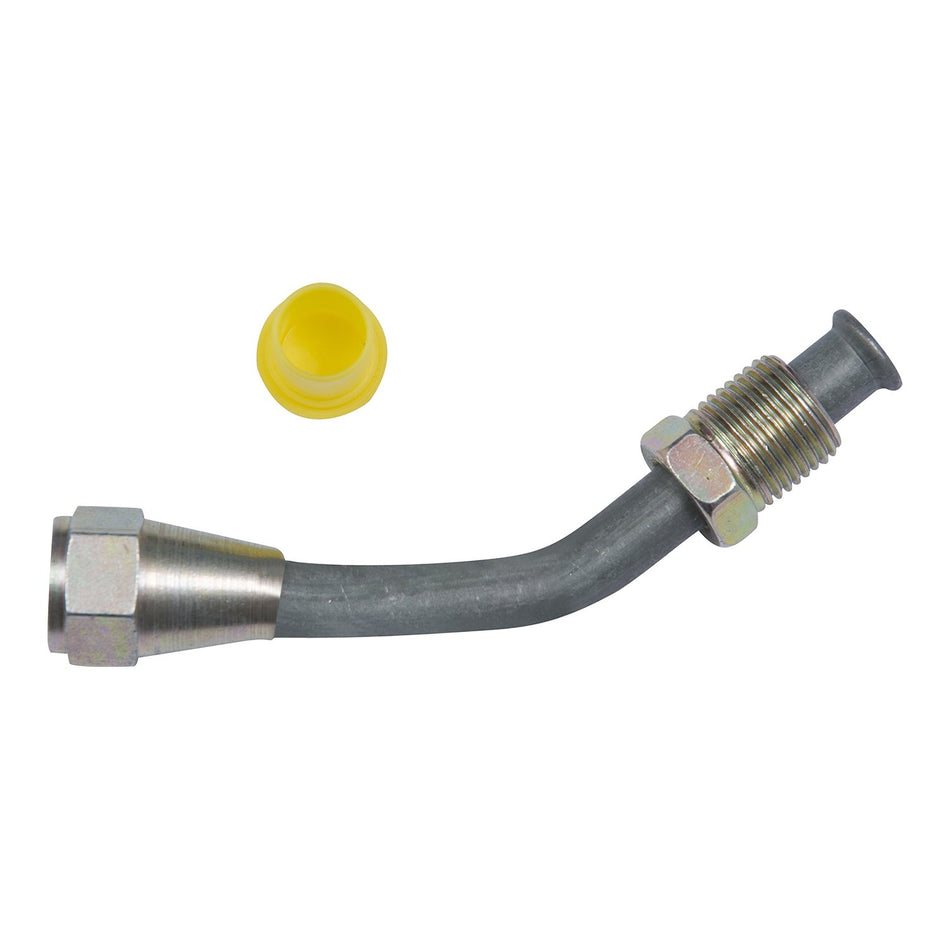 Edelmann 39856 Power Steering Line End Fitting; 3/8 F. SAE x 3/8 M. Inverted Flare - 45 degree