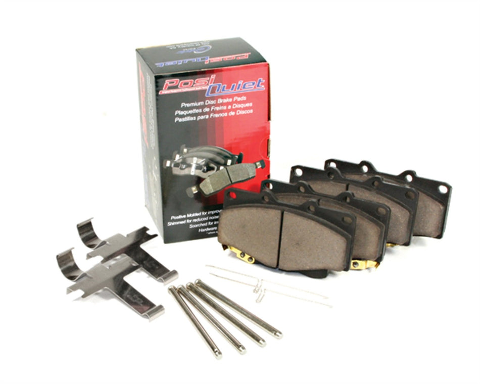 Centric 105.13750 Posi Quiet Premium Ceramic Front Disc Brake Pad Set for Select Audi and Volkswagen Model Years