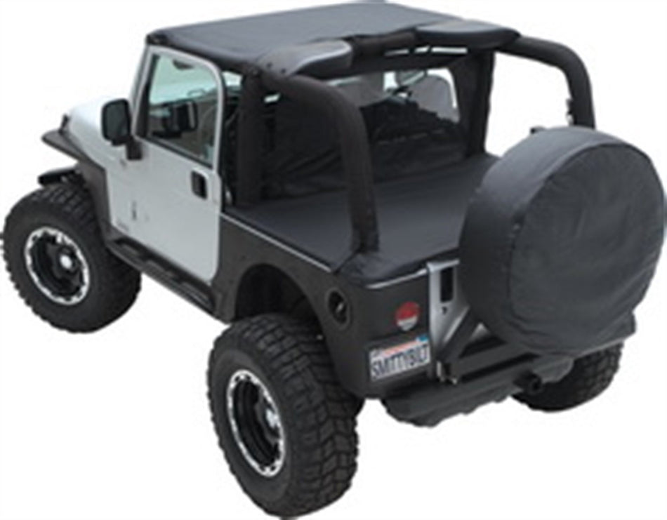 Smittybilt 773515 Denim Black Large Spare Tire Cover