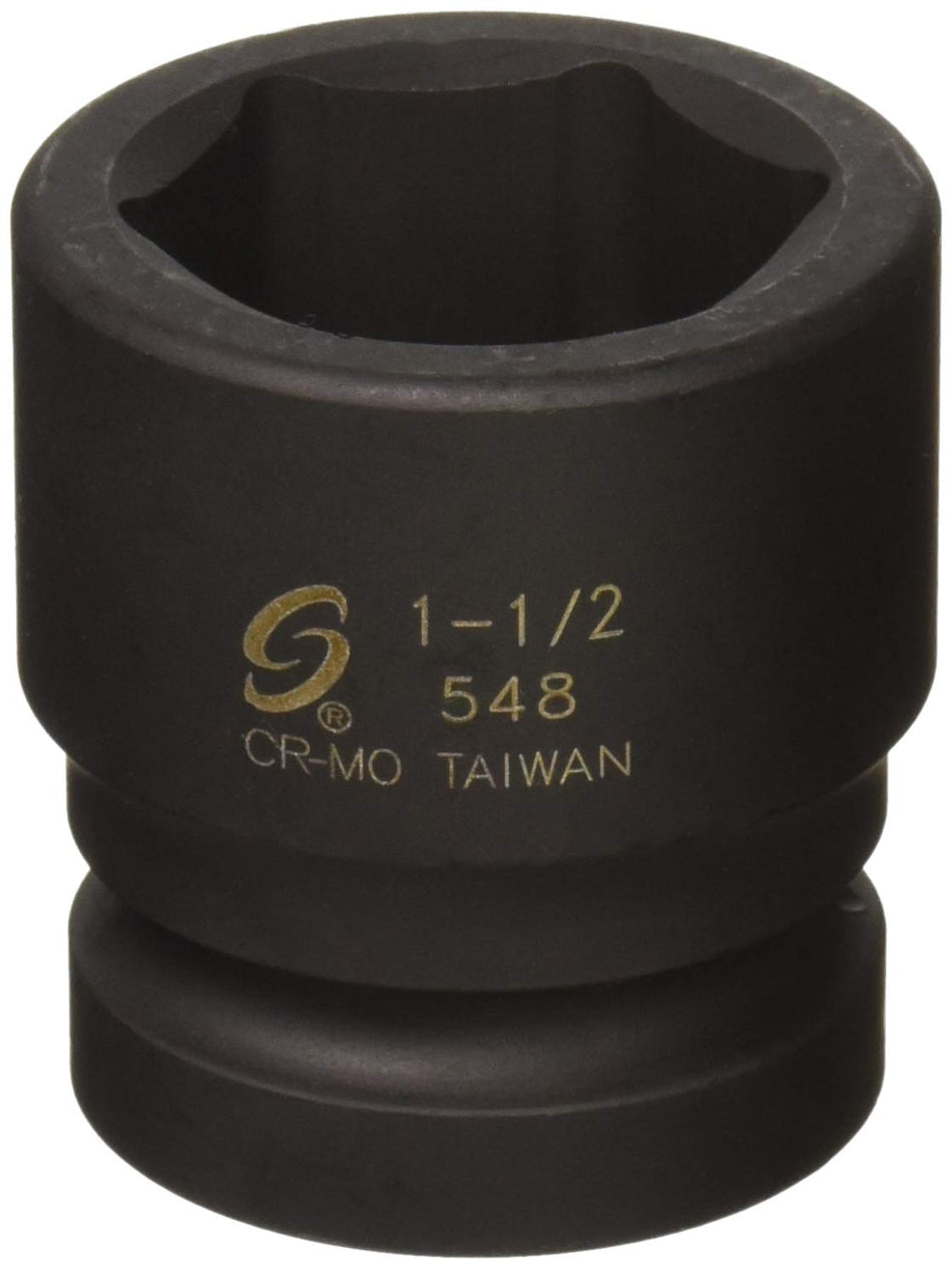 Sunex 548 1 Drive Standard 6 Pt. Impact Socket 1-1/2