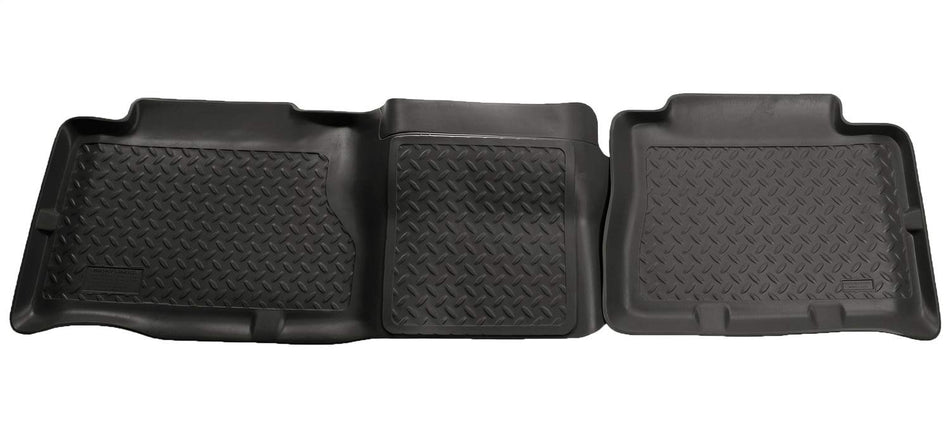 Husky Liners Classic Style Series | 2002 - 2006 Cadillac Escalade, 2000 - 2006 Chevrolet Tahoe, 2000 - 2006 GMC Yukon, 2003 - 2007 Hummer H2 | 2nd Seat Floor Liner, Black | 61451