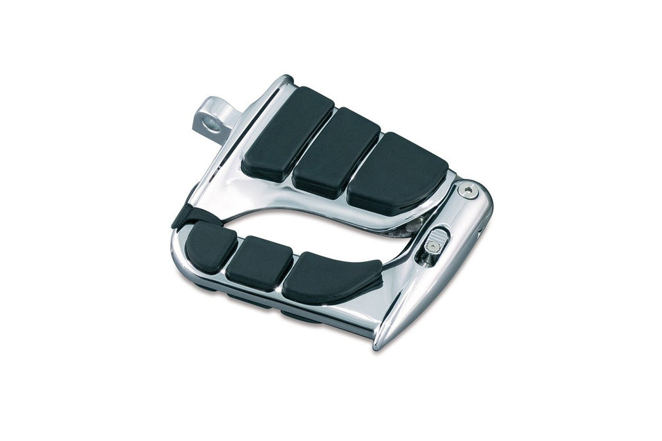 Kuryakyn 4467 Motorcycle Footpegs: SwingWing Cruise Pegs without Adapters for 2015-19 Harley-Davidson Motorcycles, Chrome, 1 Pair
