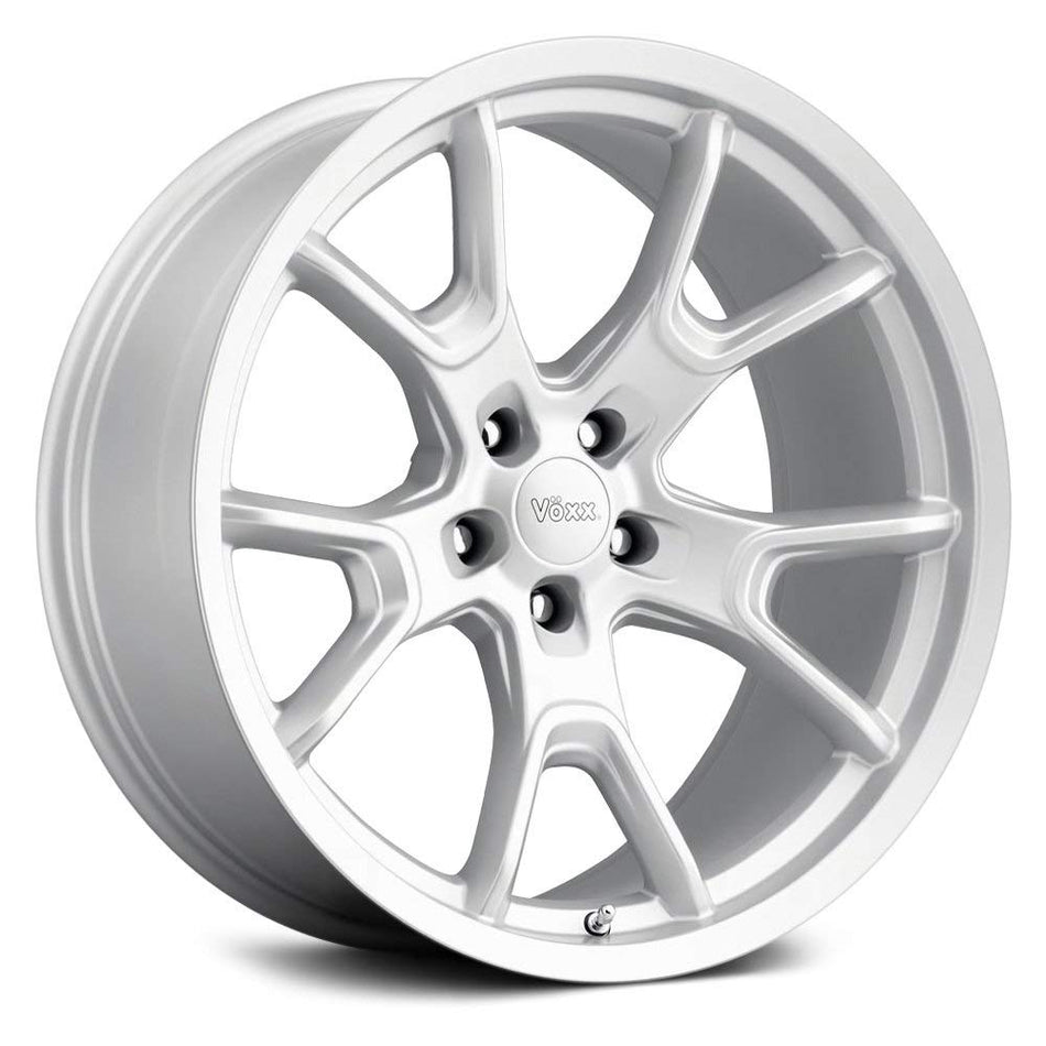 Voxx Replica 50TH ANNIVERSARY ED Custom Wheel - 20x9, 20 Offset, 5x114.3 Bolt Pattern, 71.6mm Hub - Matte Silver Rim