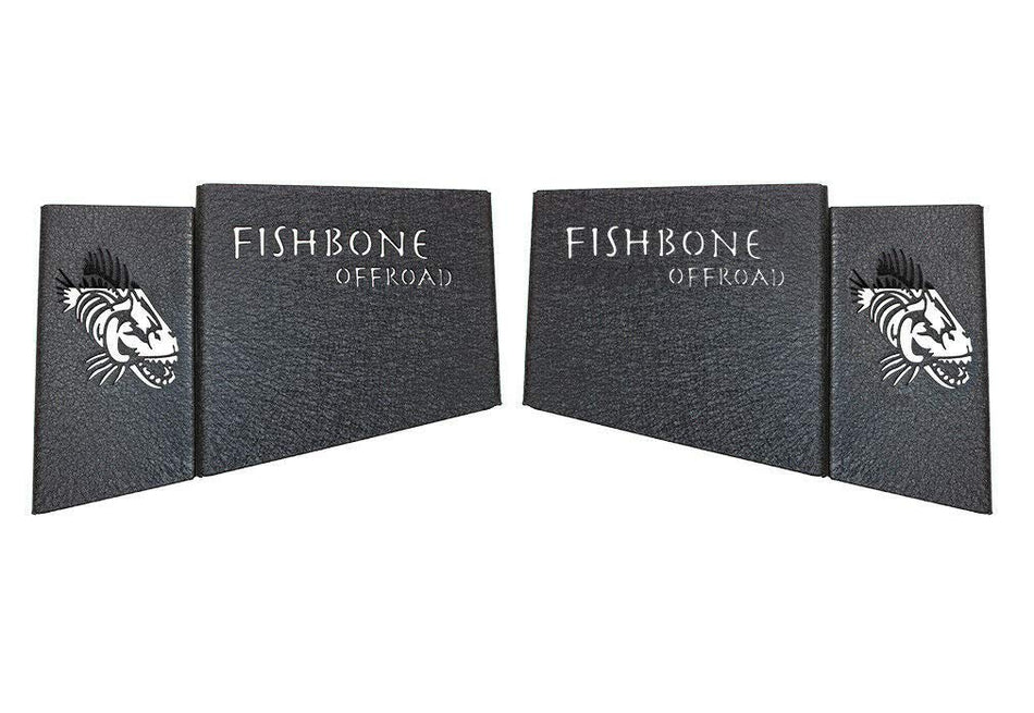 FISHBONE FB25100 JL Wheel Well Storage Bins, 4 Door,Black Powder Coat