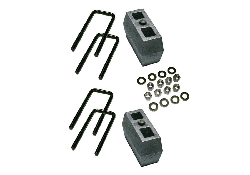 RealTruck Superlift 4" Block Kit for GM 2500 | Rear Lift Blocks, U-Bolts, & Hardware | 3449 | Fits 1988-1998 GM 2500 4WD