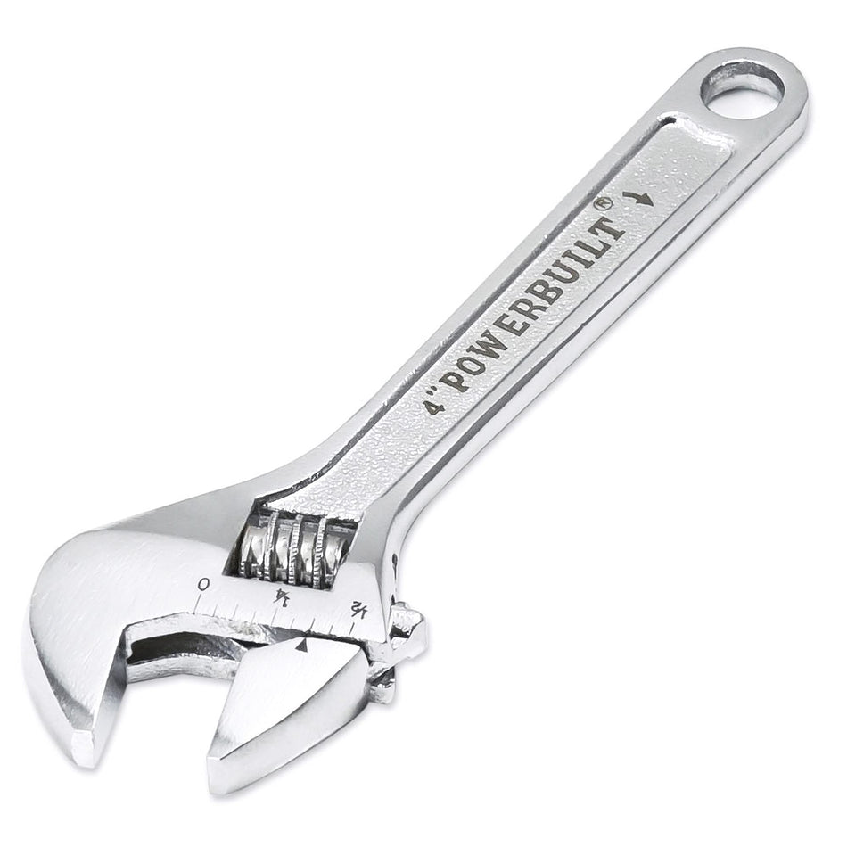 Powerbuilt 944039 4 Adjustable Wrench , Silver