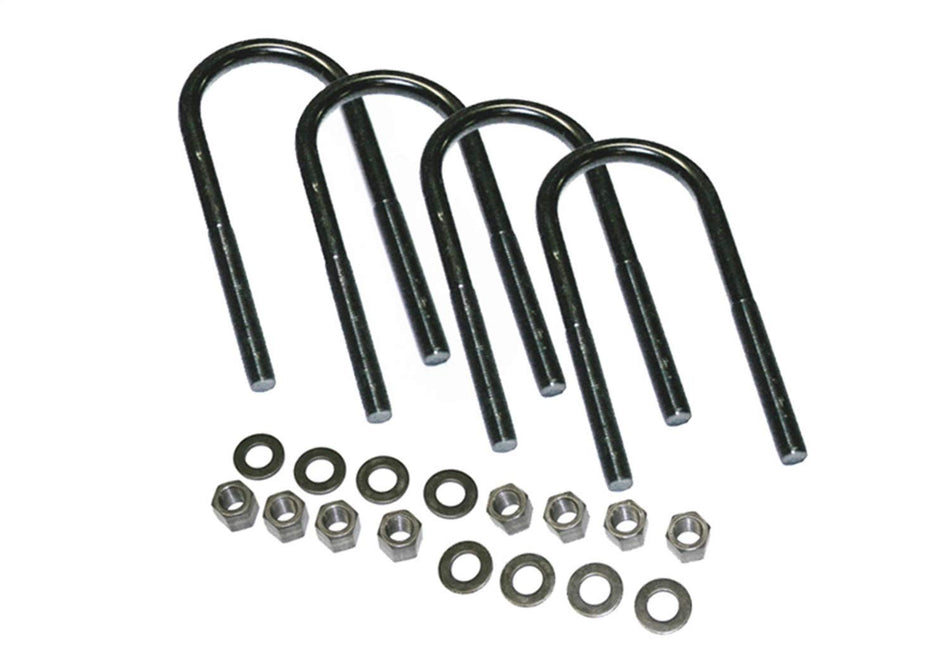 Superlift U-Bolt Kit | Round U-Bolts 5/8 x 3-1/8 x 12 | 11264 | 4 Pack of U-Bolts with Hardware